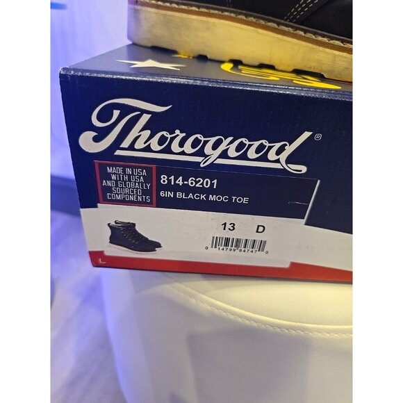 Thorogood Men Size 13 D Work Boots 814-6201 Wedge Bottom Boots Union US Made EUC - Picture 2 of 10